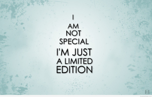 Not special limited edition blue free wallpaper - medium preview image