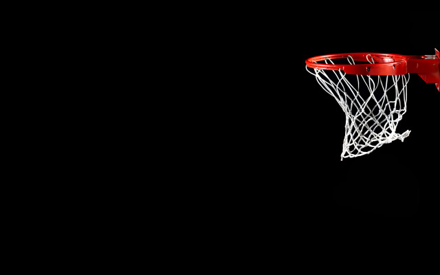 Basketball net night rimlight 3d free wallpaper - medium preview image