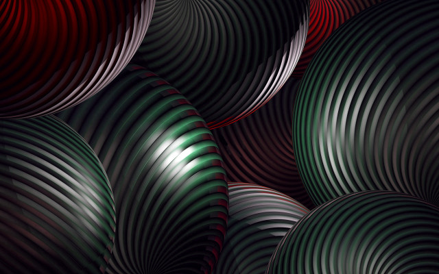 Colored circles red background green free wallpaper - medium preview image