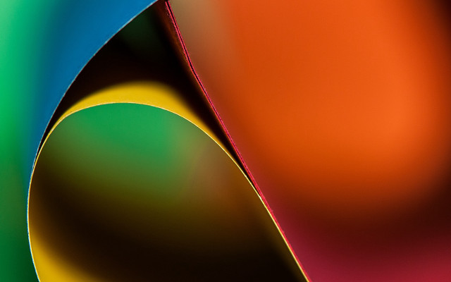 Colorful abstract geometry sculpture moon free wallpaper - medium preview image