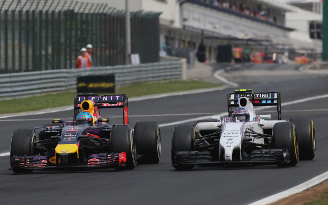 Racing cars person impressionist blurry free wallpaper - medium preview image