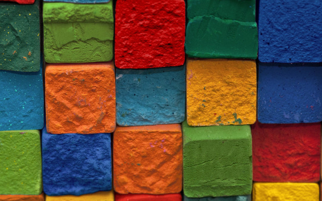 Multi colored paint neo fauvism free wallpaper - medium preview image