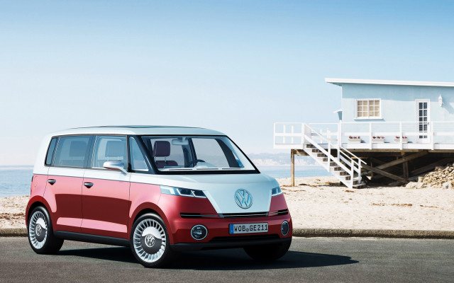 Volkswagen suv beach house lifeguard free wallpaper - medium preview image