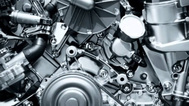 Large engine closeup parts black free wallpaper - medium preview image