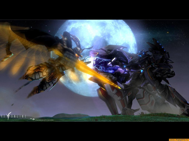 Large robot bird back full free wallpaper - medium preview image