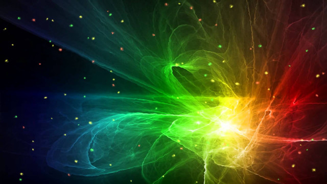 Colorful abstract background black rainbow free wallpaper - medium preview image
