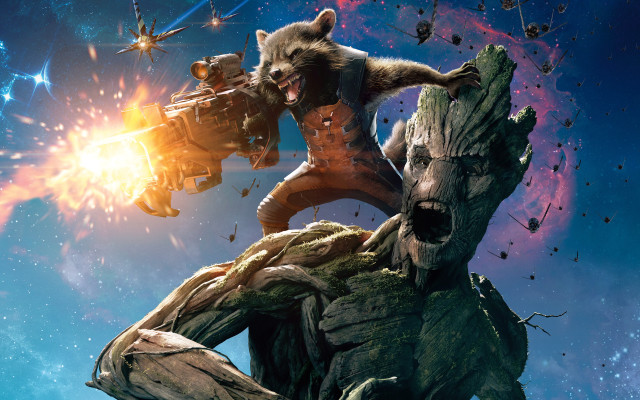 Rocket ship tree background aurora free wallpaper - medium preview image