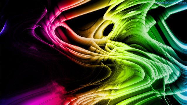 Colorful abstract background rainbow swirl free wallpaper - medium preview image