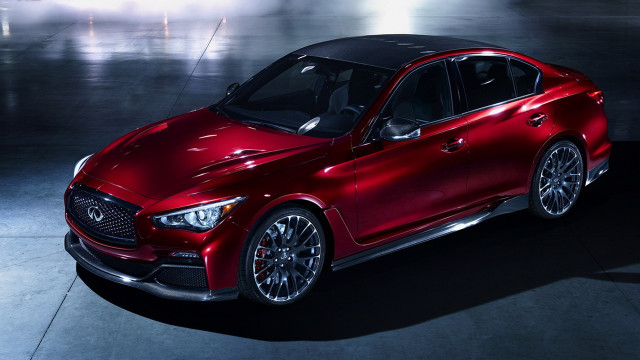 Red car spotlight person matte free wallpaper - medium preview image