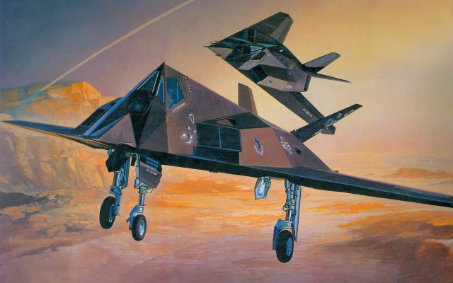 Fighter jet over another sky free wallpaper - medium preview image