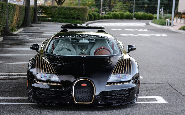 Bugatti parking lot person window free wallpaper - medium preview image