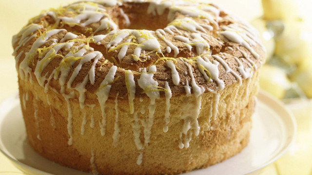 Lemon iced cake rococo pastel free wallpaper - medium preview image
