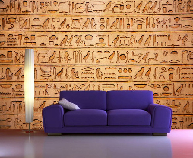 Purple couch egyptian wall lamp free wallpaper - medium preview image