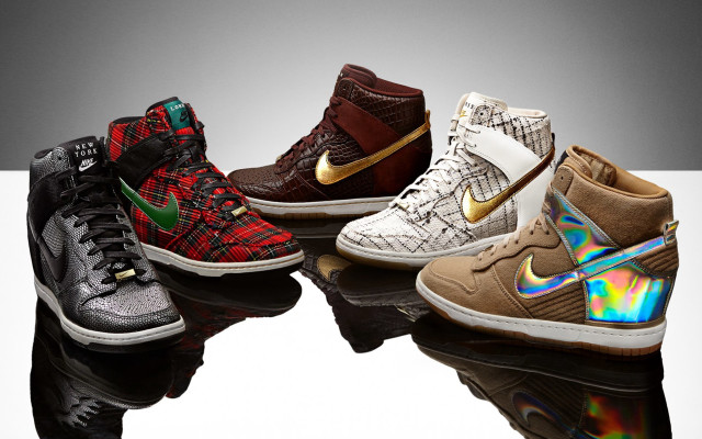 Colorful sneakers reflection surface group free wallpaper - medium preview image
