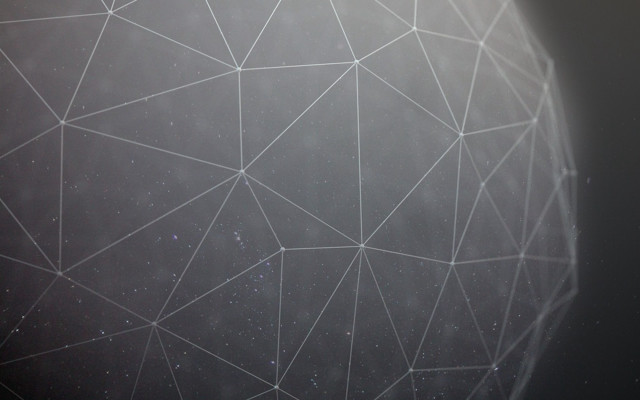 White object lines dots black free wallpaper - medium preview image
