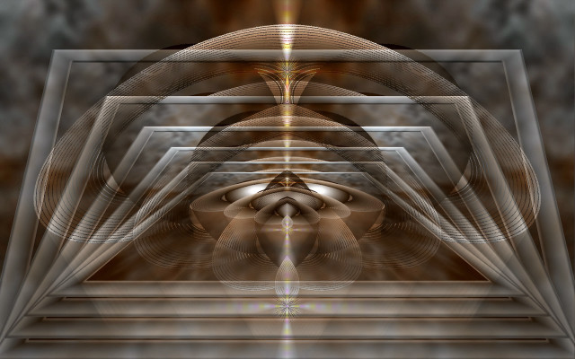 Large structure flower abstract illusionism free wallpaper - medium preview image