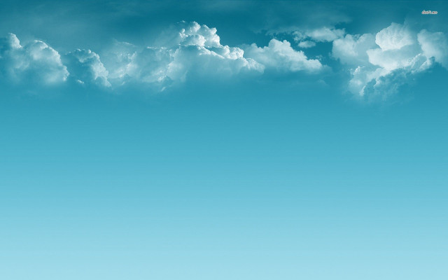Plane flying sky clouds blue #5 free wallpaper - medium preview image