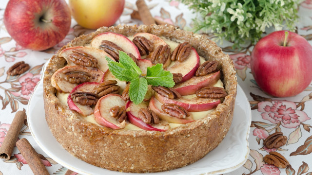 Pecan apple mint pie flower free wallpaper - medium preview image