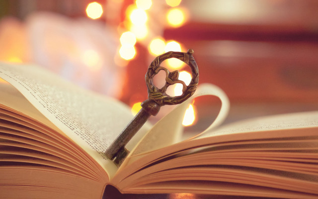 Book key magic light sunset free wallpaper - medium preview image