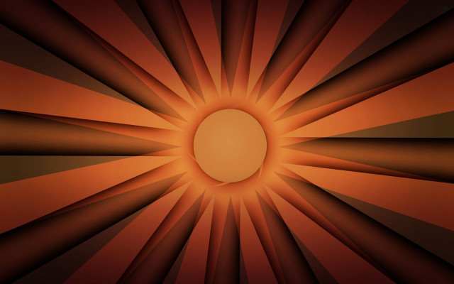 Sunburst white center black background free wallpaper - medium preview image
