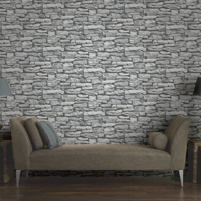 Couch stone wall lamp honeycomb free wallpaper - medium preview image