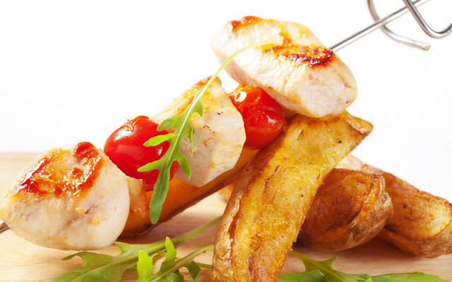 Plate food fork vegetables professional free wallpaper - medium preview image