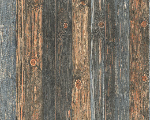 Wooden wall clock closeup side free wallpaper - medium preview image