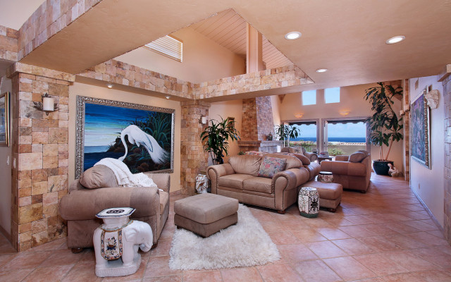 Living room large painting couch #2 free wallpaper - medium preview image