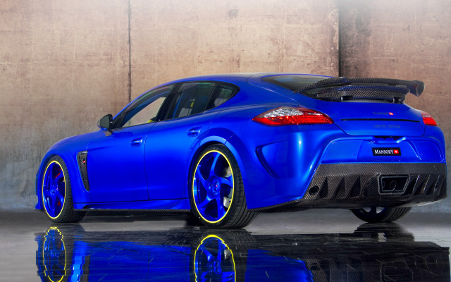 Blue sports car garage hood free wallpaper - medium preview image