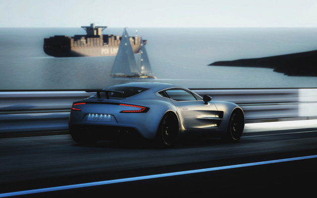 Car ship boat road motion free wallpaper - medium preview image