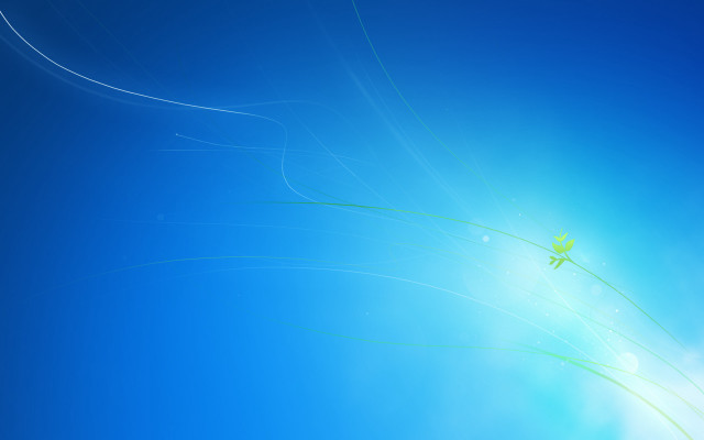 Blue sky plane sun clouds free wallpaper - medium preview image
