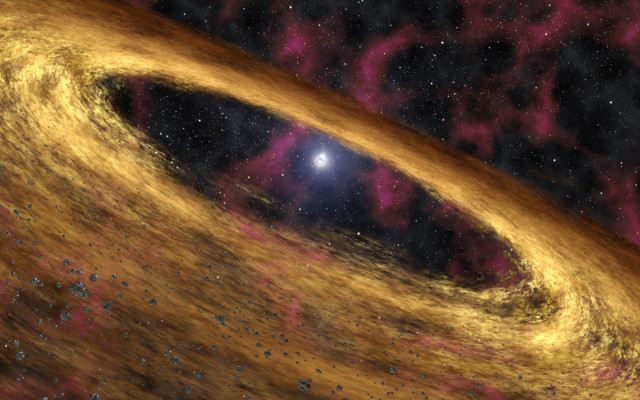 Large yellow starspace blue light free wallpaper - medium preview image