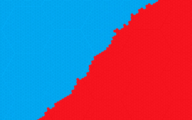Red blue background blue triangle free wallpaper - medium preview image