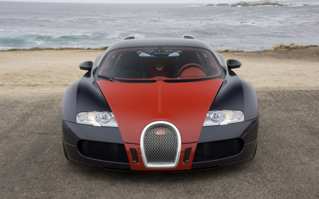 Bugatti beach ocean wave cobra free wallpaper - medium preview image