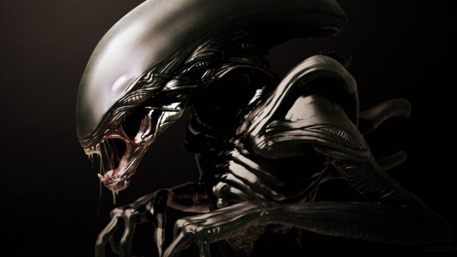 Alien closeup photorealism ambientocclusion eddie free wallpaper - medium preview image