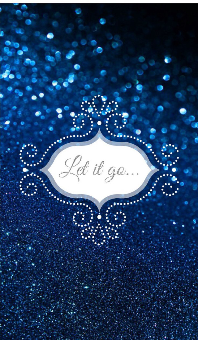 Blue glitter white frame let free wallpaper - medium preview image