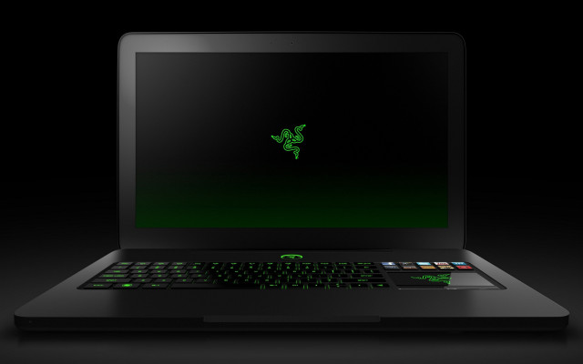 Laptop shamrock mouse dark background free wallpaper - medium preview image