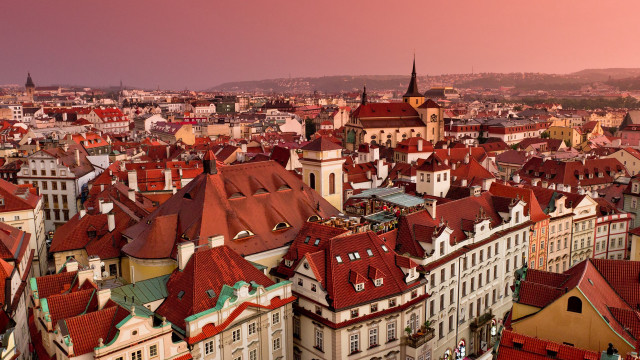 Cityscape tiltshift florence engelbach pagoda free wallpaper - medium preview image