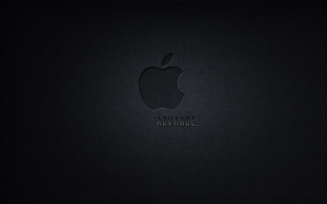 Black apple logo advance eddie free wallpaper - medium preview image