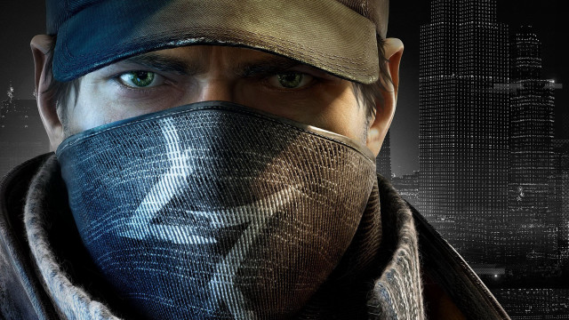 Man mask city skyscraper night free wallpaper - medium preview image
