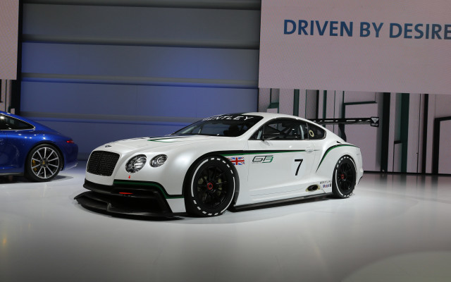 White car blue car showroom free wallpaper - medium preview image