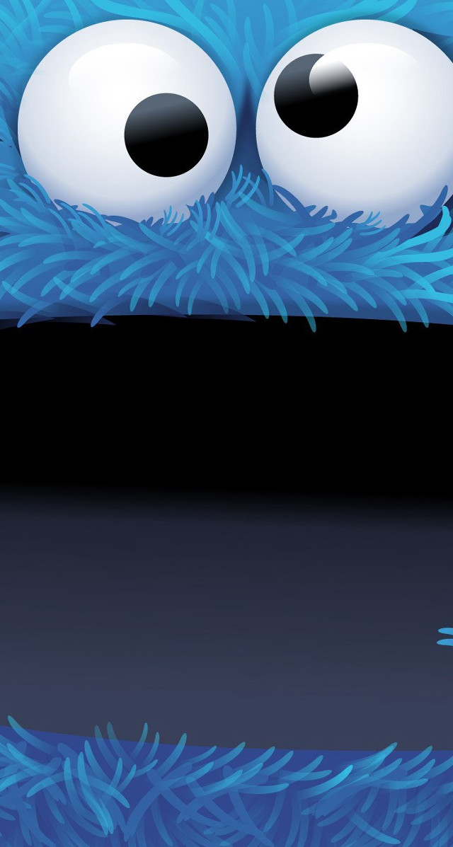 Blue monster big eyes storybook free wallpaper - medium preview image