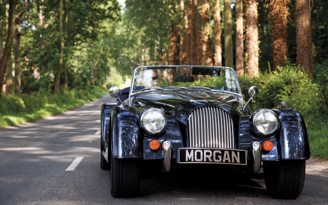 Classic car woods road arts free wallpaper - medium preview image