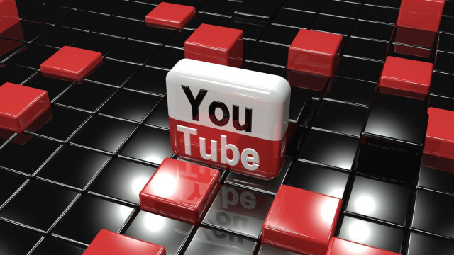Red white cube youtube background free wallpaper - medium preview image