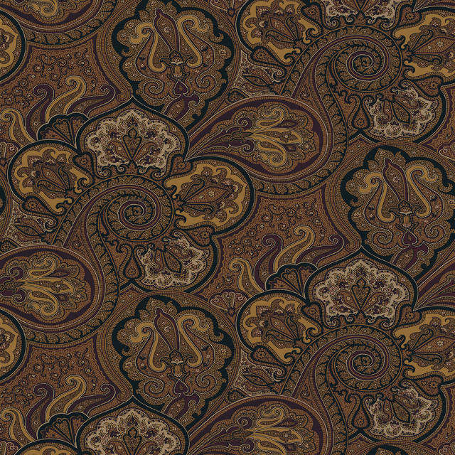 Brown black paisley pattern background free wallpaper - medium preview image