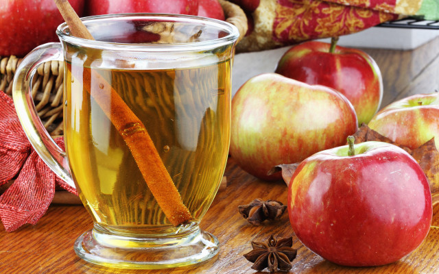 Tea cinnamon apples food photography free wallpaper - medium preview image