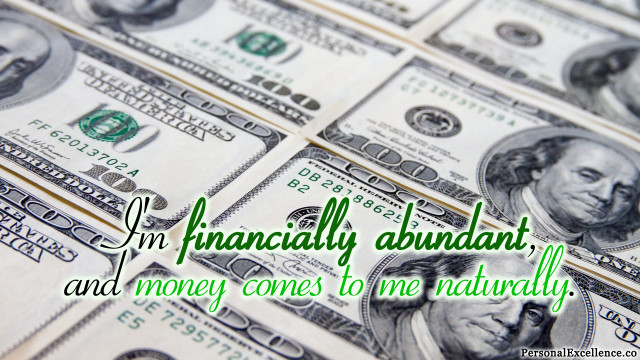 Pile of money with quote free wallpaper - medium preview image