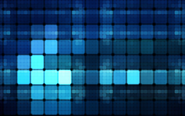 Blue squares abstract geometric honeycomb free wallpaper - medium preview image