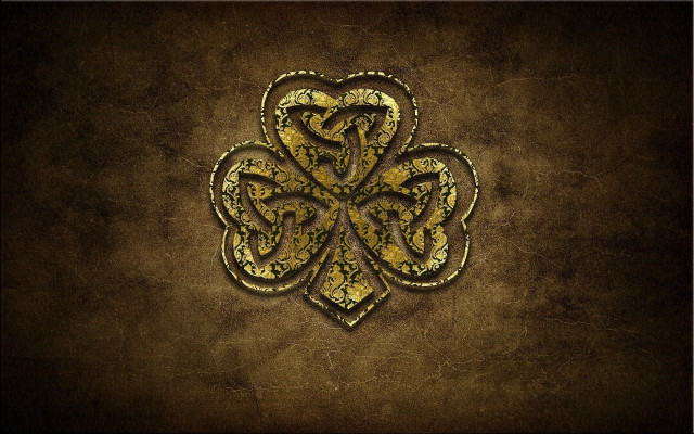 Gold black heart knot gothic free wallpaper - medium preview image