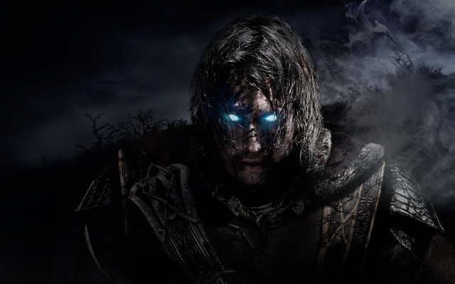 Dark evil man blue eyes free wallpaper - medium preview image
